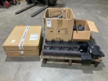 PALLETS OF ASSORTED MISC CORDS / DOCKING & CHARGING STATIONS / SCANNERS...& ( 2 ) BOXES OF FORTIN...