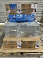 PALLET OF ( 2 ) MIDWEST TRANSFER SWITCH, NON FUSED, 200A, 2P, 240VAC, NEMA 3R - GS1202B20UL & ( 1...