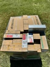 PALLET OF ELECTRICAL PANELS & BREAKER BOXES PLUS MORE MISC ELECTRICAL PARTS, UNKNOWN WORKING COND...