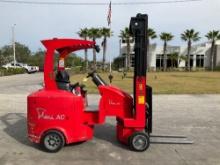 NARROW AISLE FLEXI AC ARTICULATING... FORKLIFT MODEL AC1250,...ELECTRIC , APPROX MAX CAPACITY 3,4...