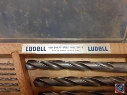 Ludell Speed Twist Drill Bits in Wooden Case