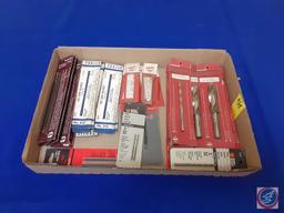 Assortment of Jig Saw Blades and Drill Bits