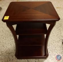 Wooden end table 27 x 20 x 16