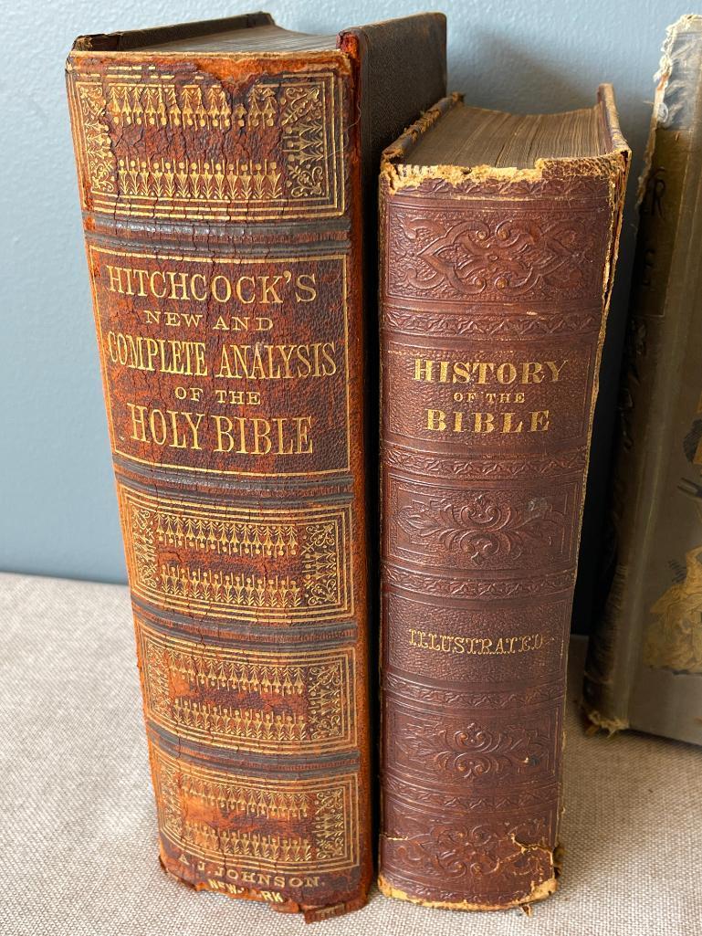 Group of 3 Late 1800s Books