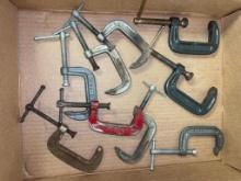 Group of C-Clamps