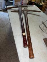 Two Antique Pick Axes