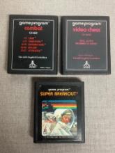 Group of 3 Atari Games