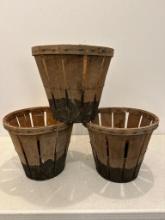 Three Fruit Baskets