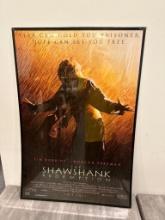 Shawshank Redemption Movie Poster in Plastic Frame