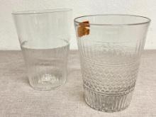 Group of 2 Interesting Blow Glass Glasses