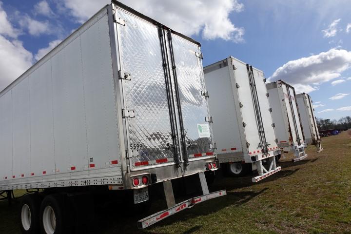 #1302 2005 HYUNDAI REEFER TRAILER 53' 102 WIDE CARRIER REEFER UNIT 65000 LB