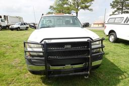 #3401 2001 GMC 3500 FLATBED DUALLY REG CAB 259095 MILES DURAMAX DIESEL AUTO