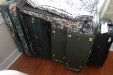 5 PC SET MATCHED LUGGAGE PLUS 3 ADDITIONAL PCS