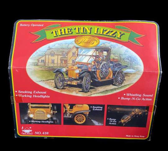 New Bright Battery Operated Tin Lizzy