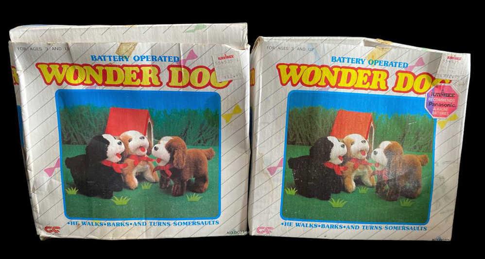 (2) Battery Operated Wonder Dogs