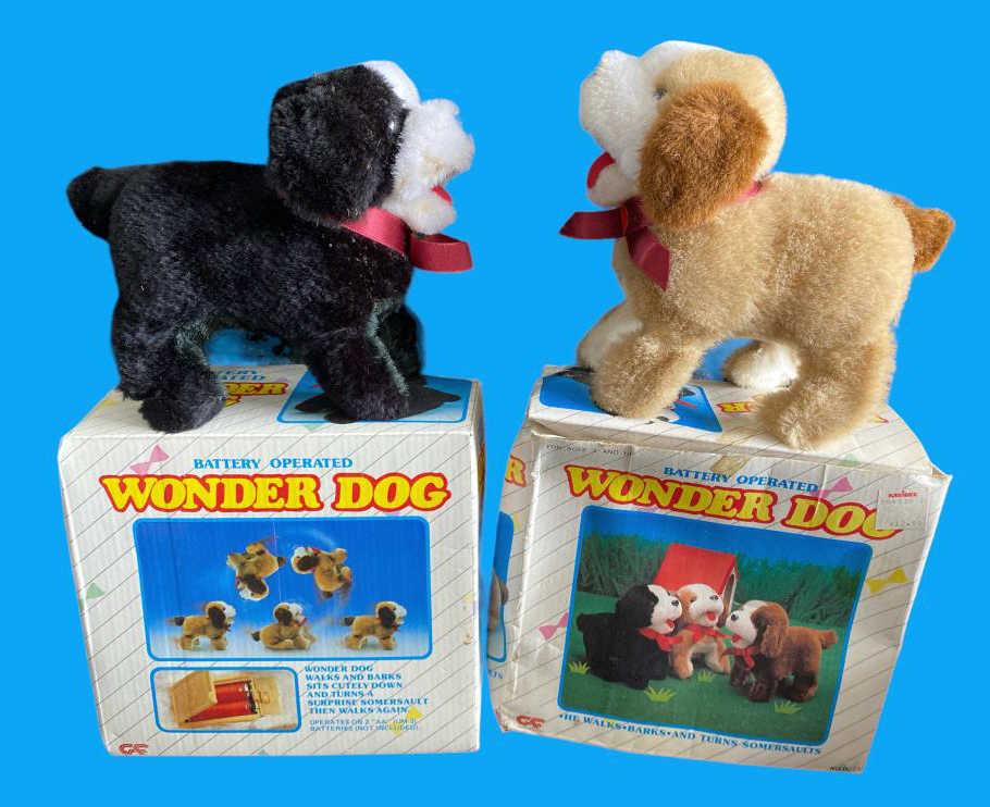 (2) Battery Operated Wonder Dogs