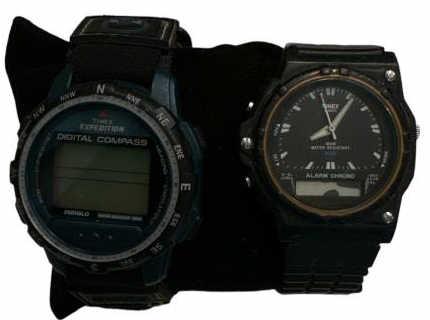 (2) Men's Watches:  Times Marllin Men's 100 M