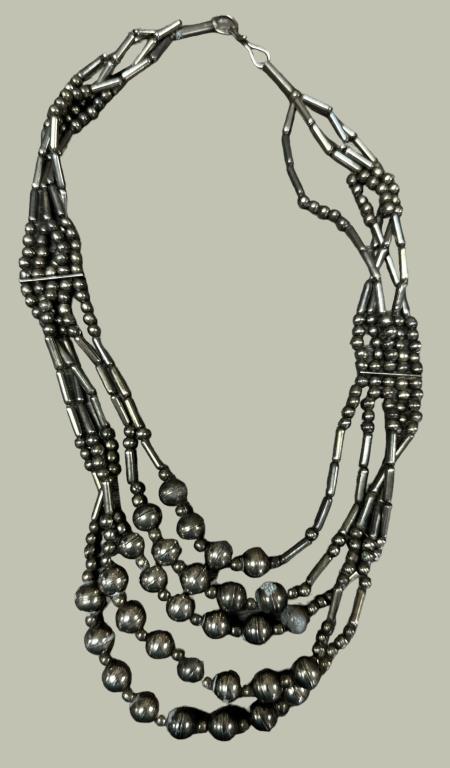 (3) Fashion Necklaces Made of Assorted Metals,