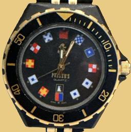 Pusser's Rum "The Admiral" Men's Watch, Water