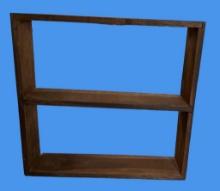 Hanging Wooden Shelf—5.5” x 24”, 23” Tall