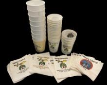 Large Assortment of Shriner’s Plastic Cups and