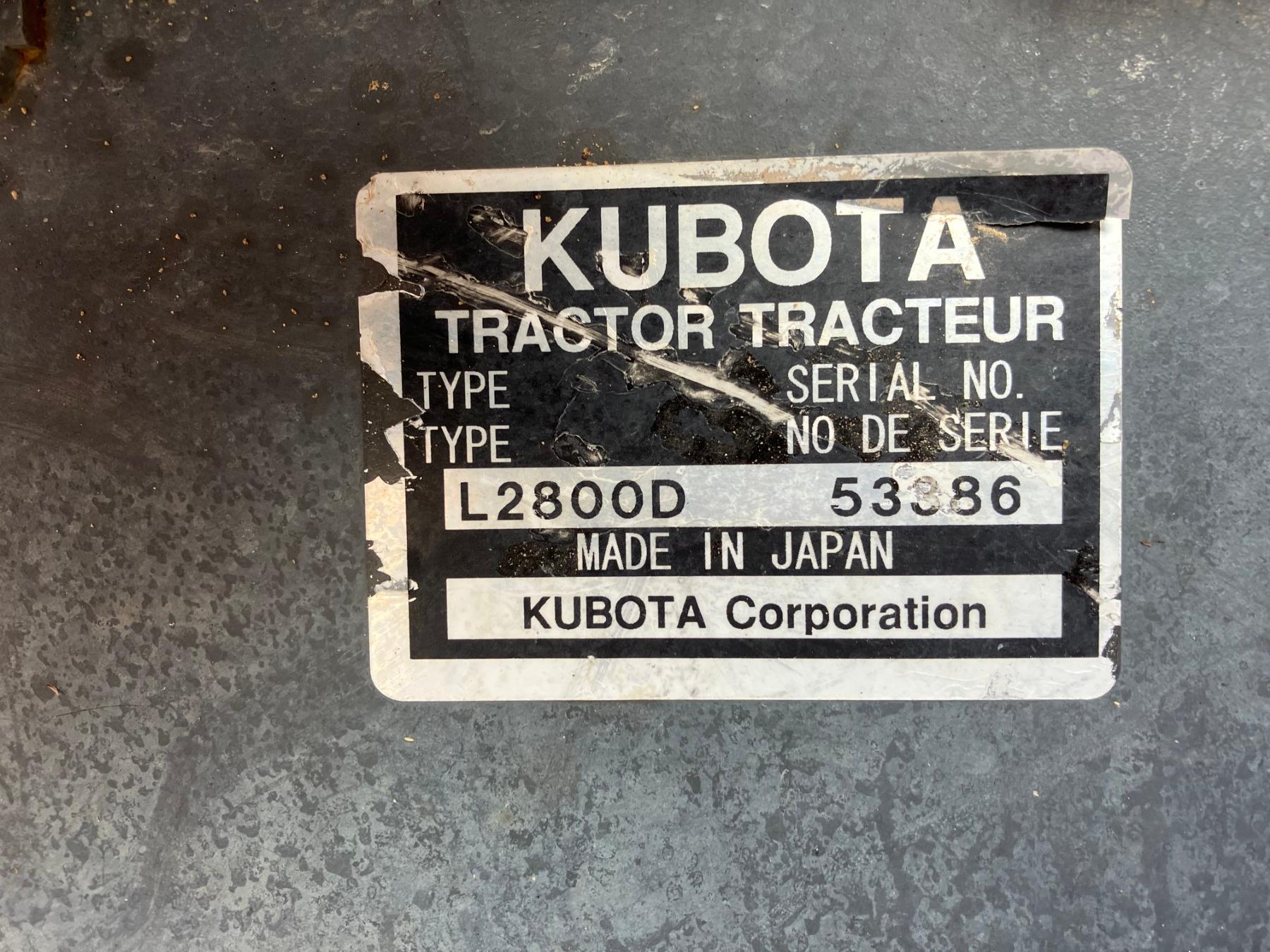 KUBOTA L2800