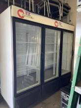 Hussman 3 Glass Door Refrigerator