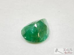 35.04ct Natural Pear Shape Emerald