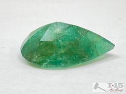 35.04ct Natural Pear Shape Emerald