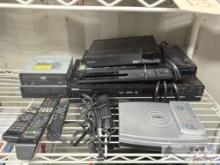 (3) DVD Players, (1) Portable DVD Player, (2) DVD Rom Drives