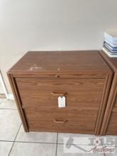 Wooden Two-Drawer Dresser