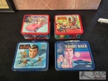 4 Vittoria Metal Lunch Boxes