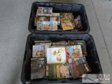 (2) Totes of DVDs