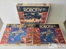 (3) Milton Bradley Robotix Toys