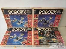 (4) Milton Bradley Robotix Toys