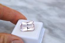 21.40 Carat Scissor Cut Kunzite