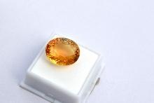 22.90 Carat Fantastic Millennium Cut Citrine