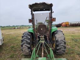 John Deere 4600 Loader Tractor w/ Rotary Shredder Attachment