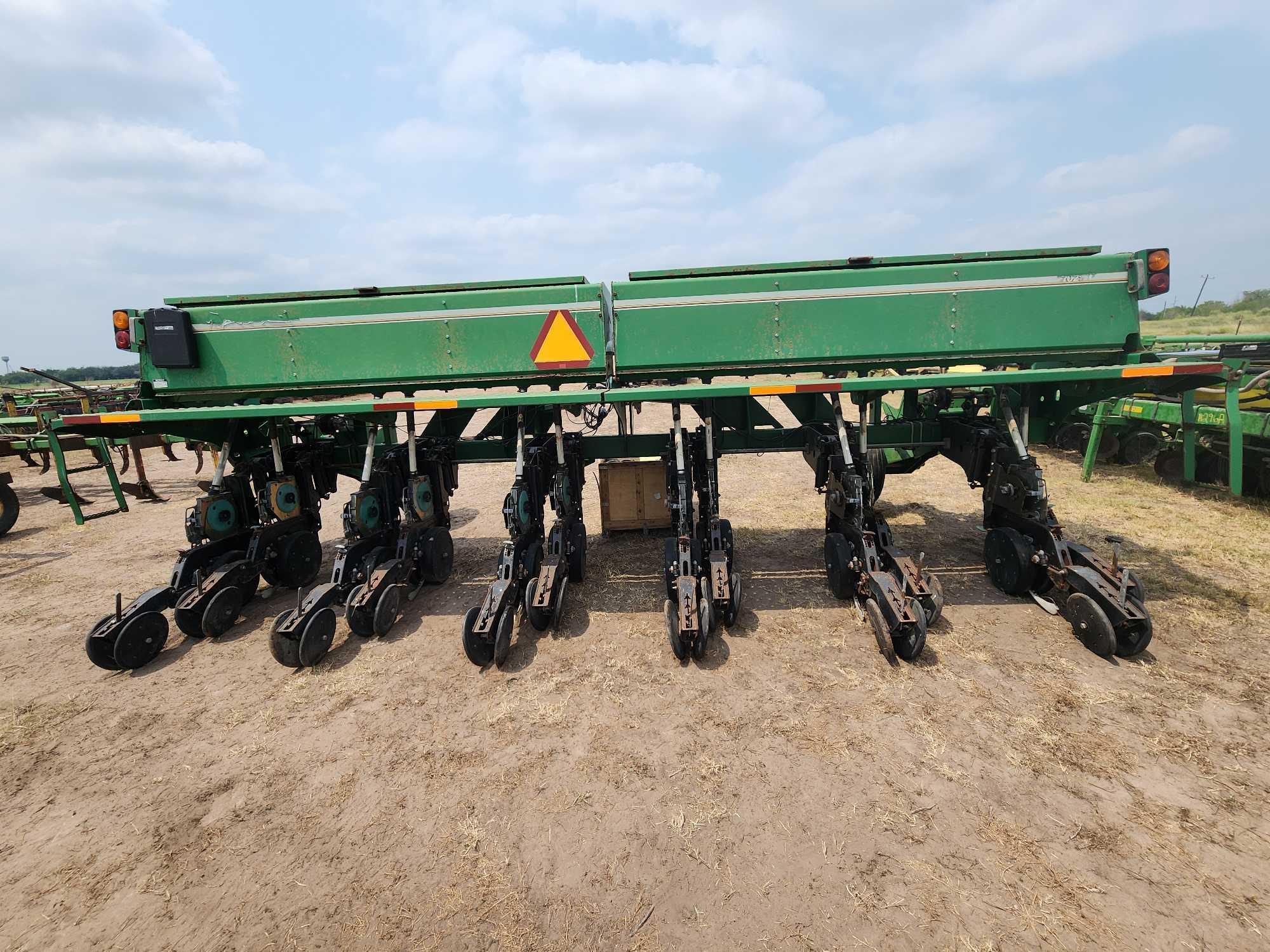 Great Plains 2025P 6-Row Double Grain Drill, Wooden Crate w/Misc. Items
