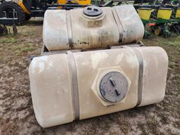 (2) 250 Gal Water Tanks on Frames