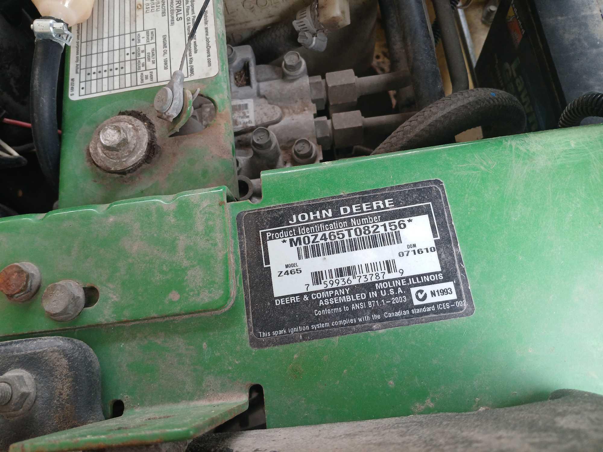 John Deere 62C Zero Turn Mower