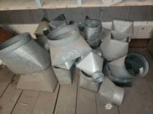 Assorted Sheet Metal Ductwork and Bracing