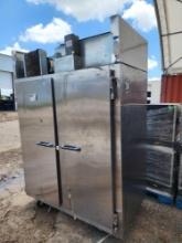 Portable Commercial 2-Door Stainless/S Refrigerator