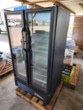 True 2-Door Commercial Refrigerator