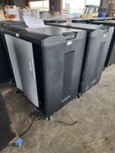 (2) Mobile Laptop/Tablet Charging Carts w/ Connections, Cables