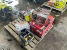 Ryobi Electric Pressure Washer, Bauer Benchtop Drill Press, Chicago Toe-Kick Saw,