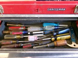 CRAFTSMAN TOOL BOX WITH TOOLS