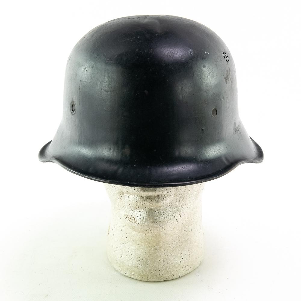 WWII German Fire Police Double Decal Helmet