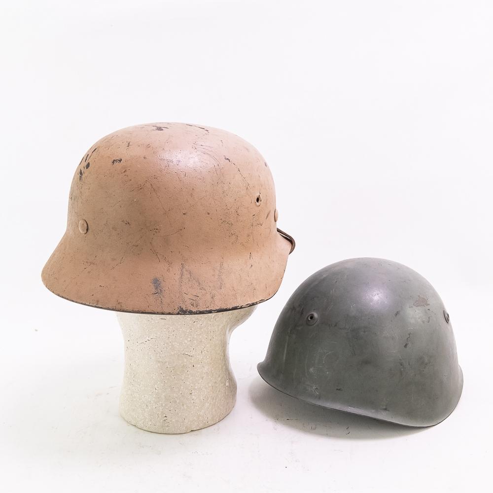 WWII German AfricaKorps Helmet Bring Back Group
