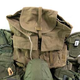 Huge US Army/Italian Police Field Gear Lot (40)